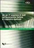 Atti del 3° Congresso di studi dell'Associazione italiana di linguistica applicata (Perugia, 21-22 febbraio 2002)