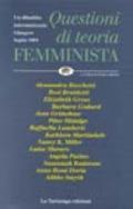 Questioni di teoria femminista. Un dibattito internazionale (Glasgow, luglio 1991)