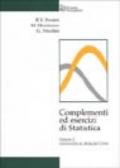 Complementi ed esercizi di statistica: 1