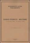 Reggimento alpini «Tagliamento». Diario storico militare
