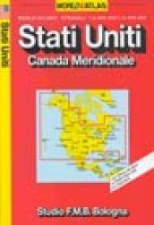 Stati Uniti. Canada meridionale 1:2.000.000