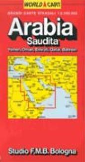 Arabia Saudita. Yemen. Oman 1:2.000.000