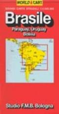 Brasile, Paraguay, Uruguay, Bolivia 1:4.000.000