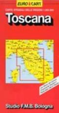 Toscana. Carta della regione 300.000
