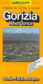 Gorizia, Nova Gorica. Pianta della città 1:12.500