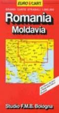 Romania. Moldavia 1:800.000