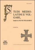 Studi mediolatini e volgari (2013). Vol. 59