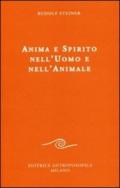 Anima e spirito nell'uomo e nell'animale