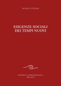 Esigenze sociali dei tempi nuovi