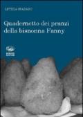 Quadernetto dei pranzi della bisnonna Fanny