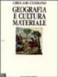 Geografia e cultura materiale