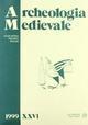 Archeologia medievale (1999). Vol. 26