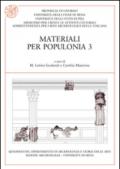 Materiali per Populonia: 3