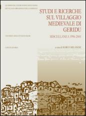 Studi e ricerche sul villaggio medievale di Geridu. Miscellanea 1996-2001