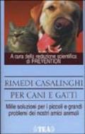 Rimedi casalinghi per cani e gatti