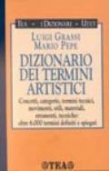 Dizionario dei termini artistici