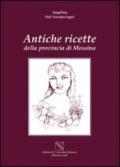 Antiche ricette della provincia di Messina