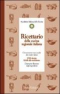 Ricettario della cucina regionale italiana