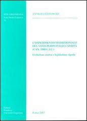 L' impedimento matrimoniale del voto perpetuo di castità (Can.1088 C.I.C.). Evoluzione storica e legislazione vigente