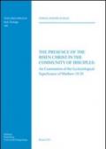 The presence of the risen Christ in the community of disciples: an examination of the ecclesiological significance of Matthew 18:20