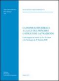 Inspiracion biblica a la luz del principio catolico de la tradicion. Convergencias entr la Dei Verbum y la Teologia de P. Ben