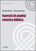 Esercizi di analisi retorica biblica