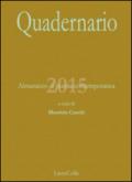 Quadernario 2015. Almanacco di poesia