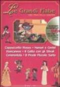 Le grandi fiabe dei fratelli Grimm: Cappuccetto rosso-Hansel e Gretel-Biancaneve-Il gatto con gli stivali-Cenerentola-Il prode piccolo sarto. Ediz. illustrata. Con DVD