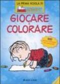 Giocare e colorare. La prima scuola di Snoopy. Ediz. illustrata