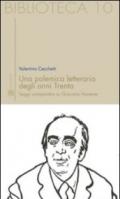 Una polemica letteraria degli anni Trenta. Saggi comparativi su Giacomo Noventa