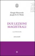 Due lezioni magistrali