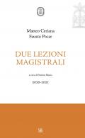 Due lezioni magistrali. 2020-2021