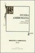 Studia ambrosiana. Annali dell'Accademia di Sant'Ambrogio (2007)