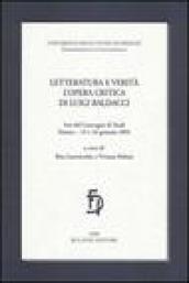 Letteratura e verità. L'opera critica di Luigi Baldacci