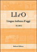 LI d'O. Lingua italiana d'oggi (2012). 9.