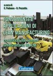Fondamenti e applicazioni di Lean Manufacturing. Contributi da master universitario MULM