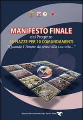 Manifesto finale del progetto 10 piazze per 10 comandamenti