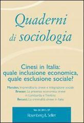 Quaderni di sociologia vol.57