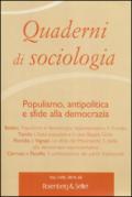 Quaderni di sociologia vol.65