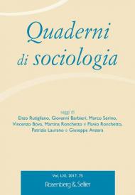 Quaderni di sociologia (2017). Vol. 75