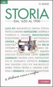 Storia. 4.Dal 1650 al 1900