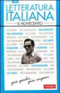 Letteratura italiana. Il Novecento. 50 carte