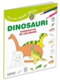 Dinosauri. Cornicette da colorare