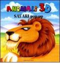 Safari pop-up. Animali 3D