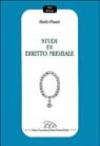 Studi di diritto premiale