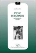 Prose di romanzi. Raccolta di studi (1979-2000)