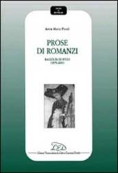 Prose di romanzi. Raccolta di studi (1979-2000)