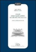 Analisi delle classi latenti di variabili psicosociali. Modelli, metodi, applicazioni