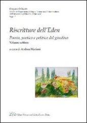 Riscritture dell'eden. Poesia, poetica e politica del giardino. 7.