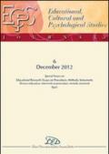 Journal of educational, cultural and psychological studies (ECPS Journal) (2012). Ediz. italiana e inglese. 6.